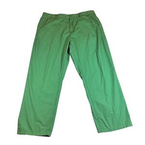 Lucky Brand Green Casual Pants Women's Size 38 Drawstring Waist Relaxed‎ Fit